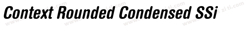 Context Rounded Condensed SSi Normal字体转换